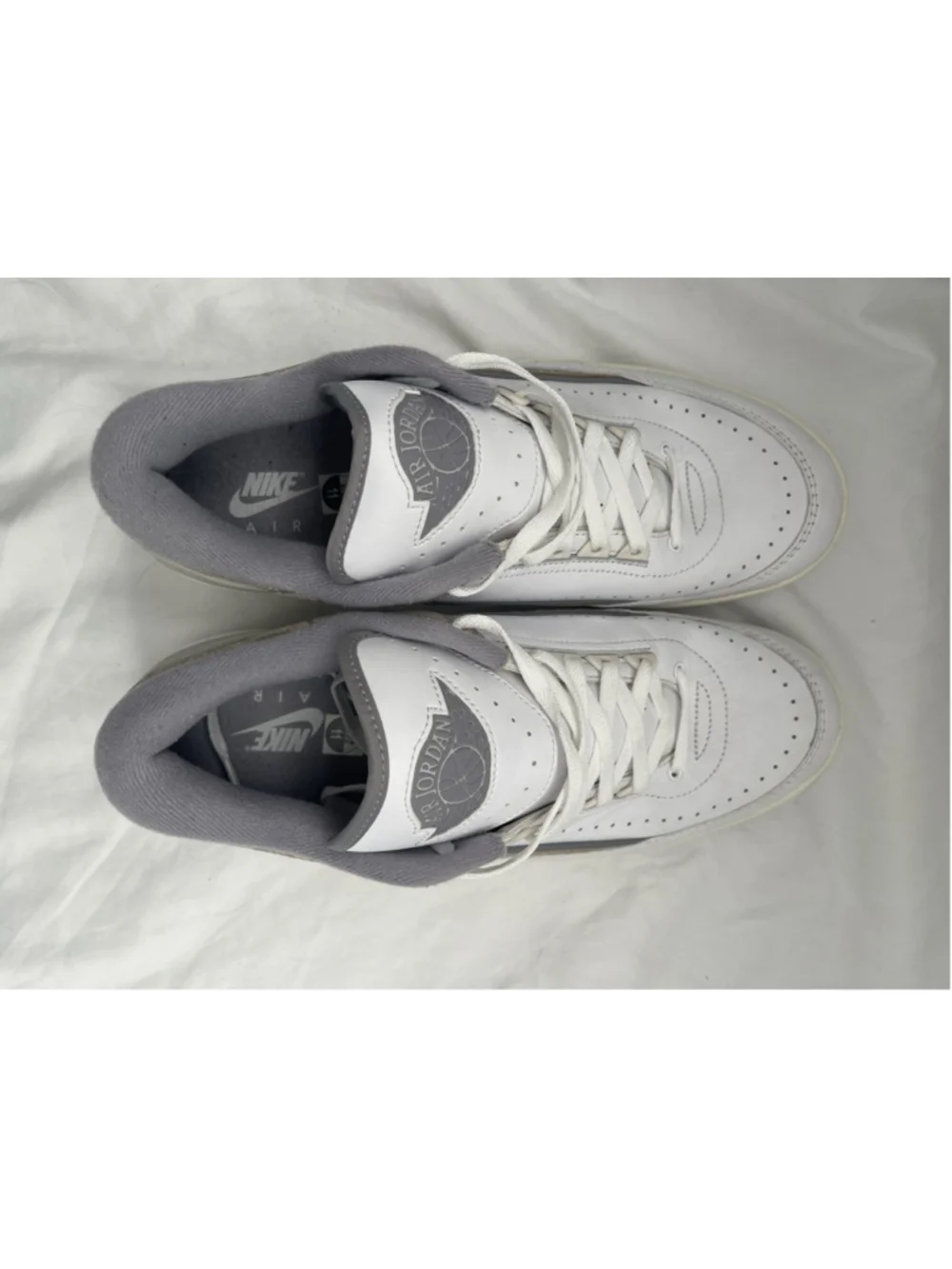 Nike Air Jordan 2 Low Python White Cement Grey-Sand DV9956-100 Men's - Sz 11